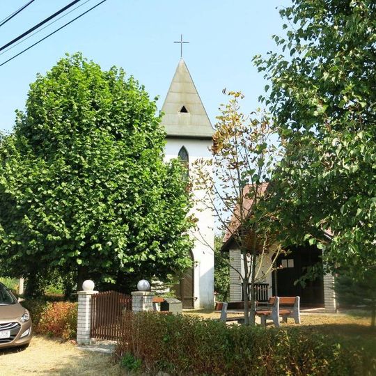 Zvonice u kostela v Boleboři