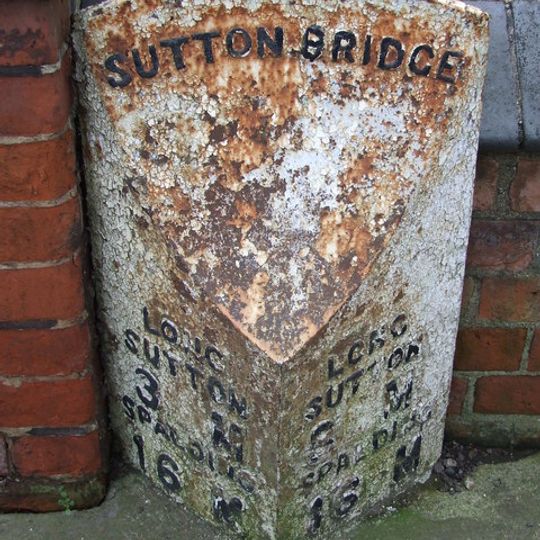 Milepost, Bridge Road, by No. 67