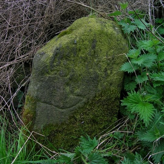 Guidestone, Bingley Road jct Bridleway named Dolphin Lane