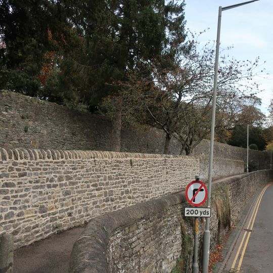 Southern And Eastern Boundary Wall At Skipton Castle
