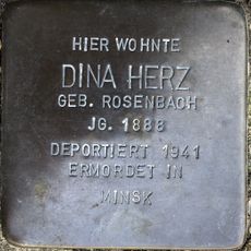 Stolperstein dedicated to Dina Herz