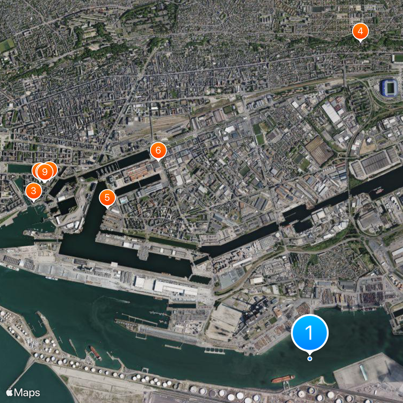 Port of Le Havre Map