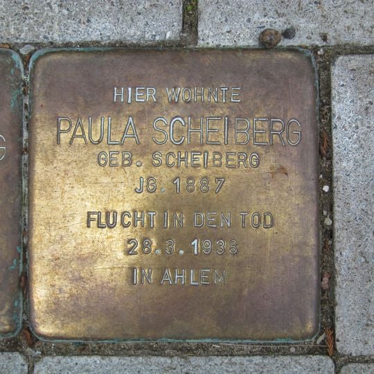 Stolperstein für Paula Scheiberg