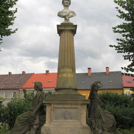 Monument to Božena Němcová in Česká Skalice