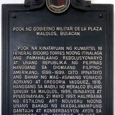 Site of the Military Government Place historical marker