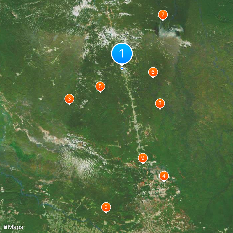 Novo Progresso Mappa