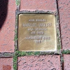 Stolperstein dedicated to Amalie Wolff