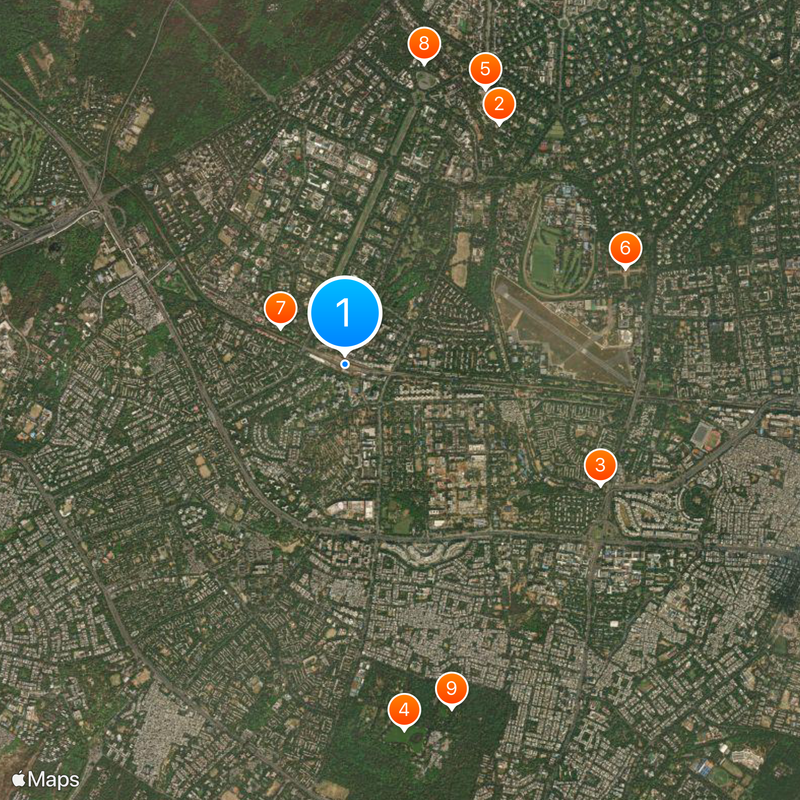 Delhi Safdarjung railway station Map