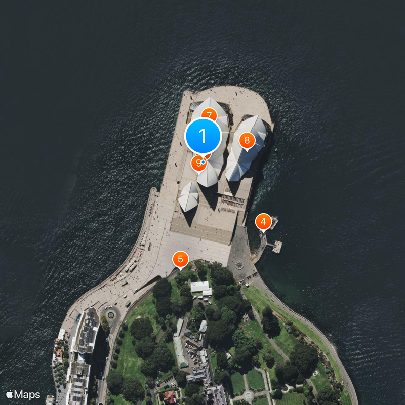 Sydney Opera House Karte