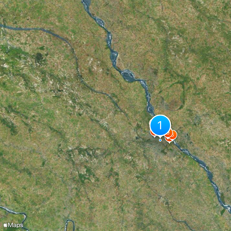 Kanpur Nagar district Map