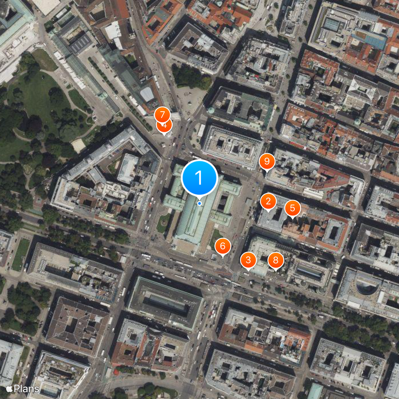 Ópera Estatal de Viena Mapa