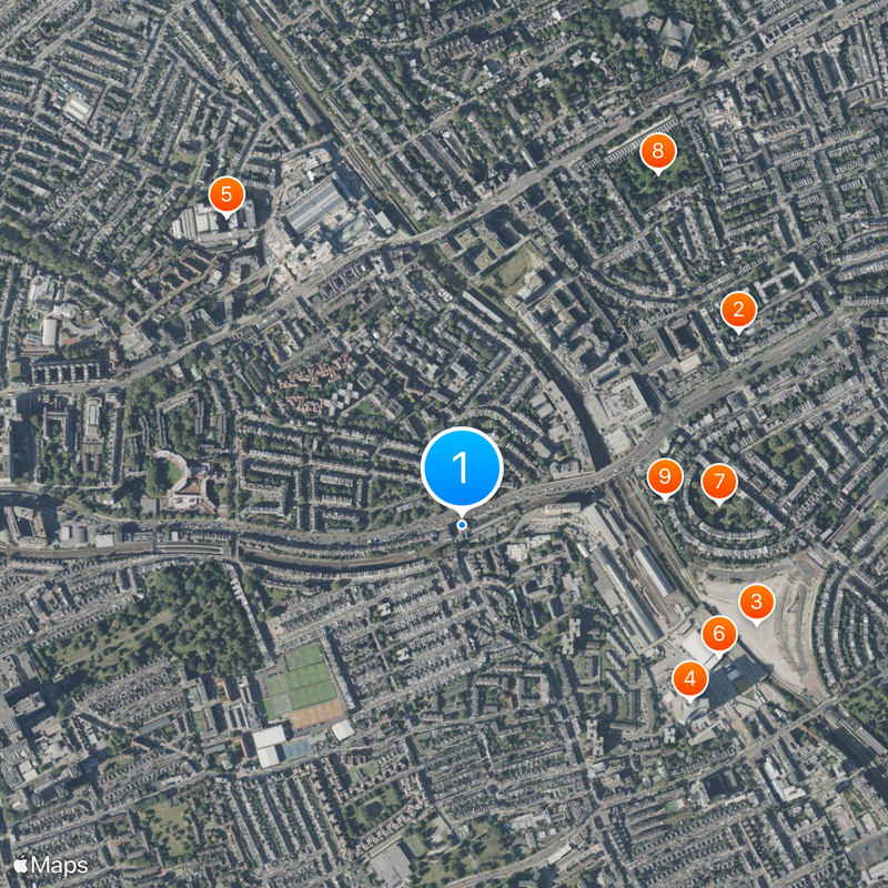 West Kensington Map