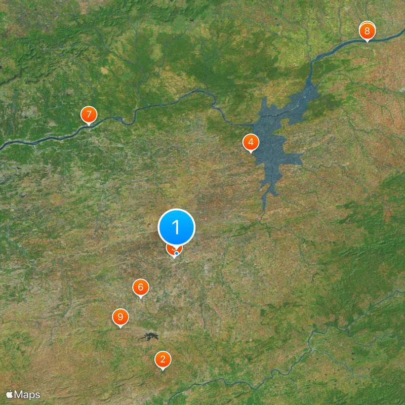 Khandwa district Map
