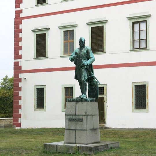 Socha Václava Budovce z Budova v Mnichově Hradišti