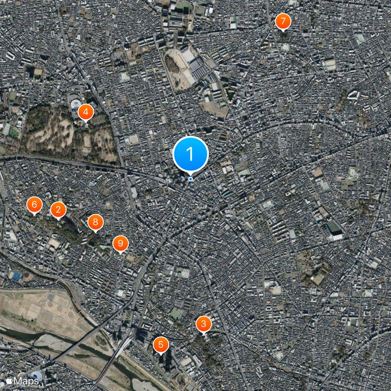 Yōga Station Map