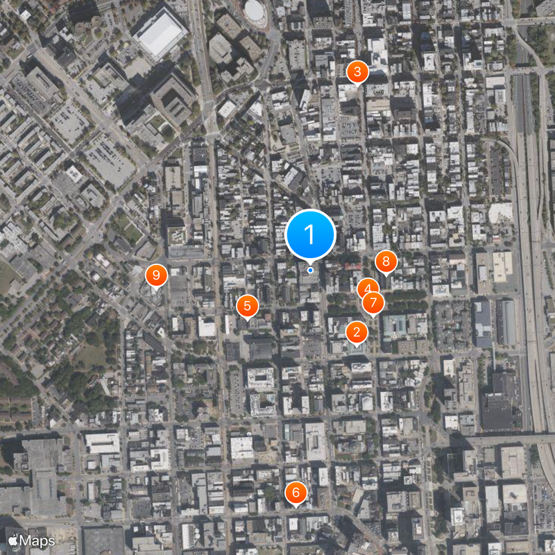Baltimore School for the Arts Map