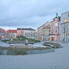 Kašna v Benešově na Masarykově náměstí