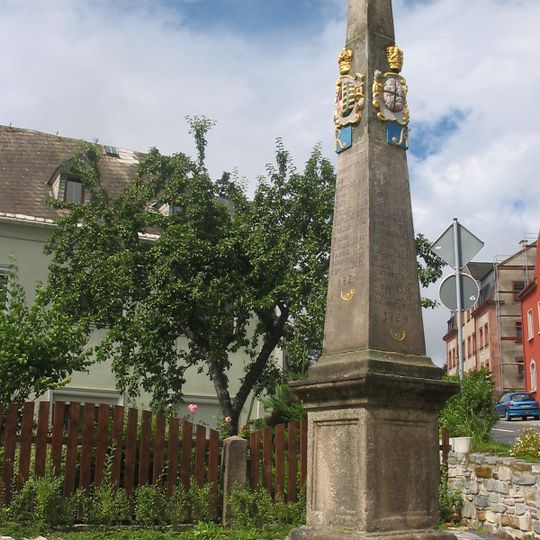 Polish-Saxon Post Milestone in Elterlein