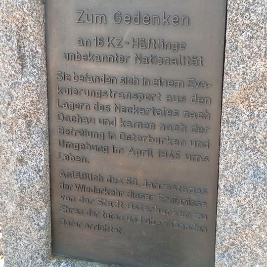Mahnmal KZ-Transport Neckarlager-Dachau
