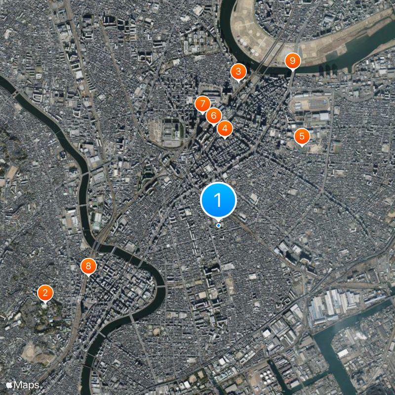 神奈川県立川崎高等学校 Map