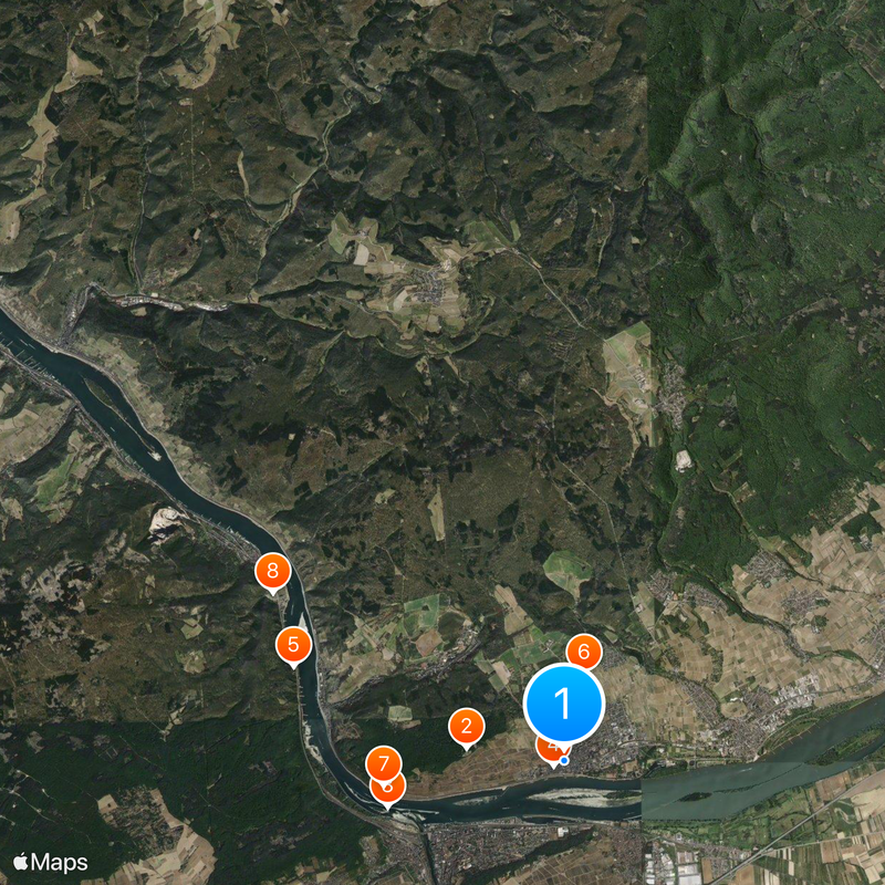 Rüdesheim am Rhein Mapa