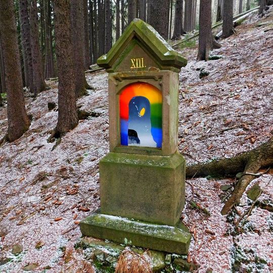 13. zastavení na křížové cestě na Starou Horu