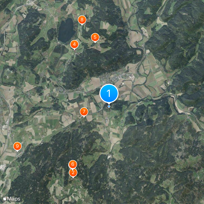 Hochosterwitz Castle Map