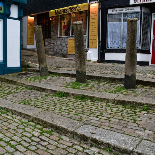 Bollards And Steps In Front Of Numbers 23 And 24