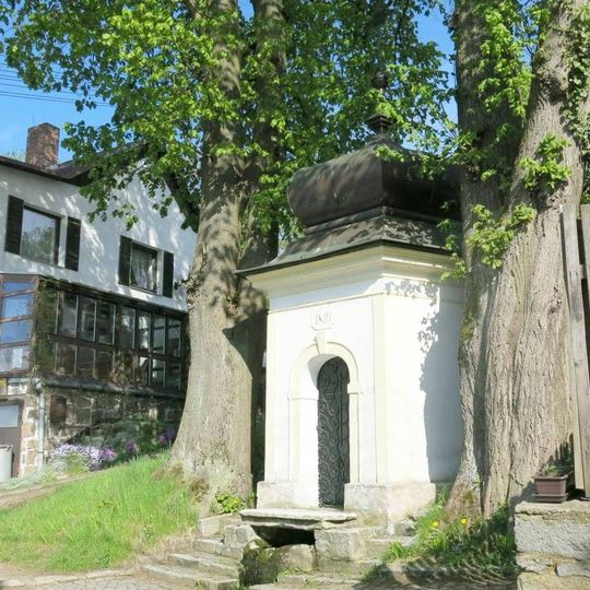 Kaplička v Jánské ulici v Novém Městě na Moravě