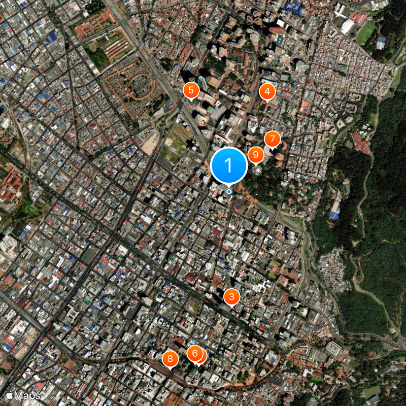 Tour Colpatria Carte