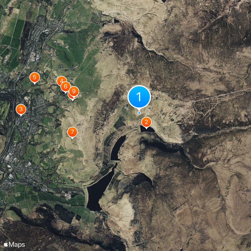 Saddleworth Moor Map
