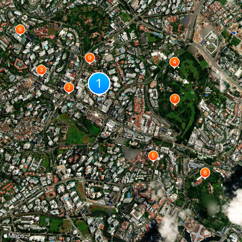 Mount Elizabeth Hospital Map