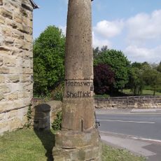 Guide Post On South Side Of Junction With Bell Lane