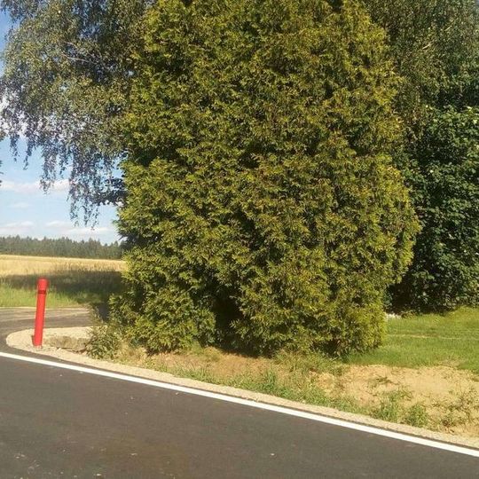 Kříž severně od Salačovy Lhoty