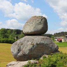 Balanced rock near Schmerbach