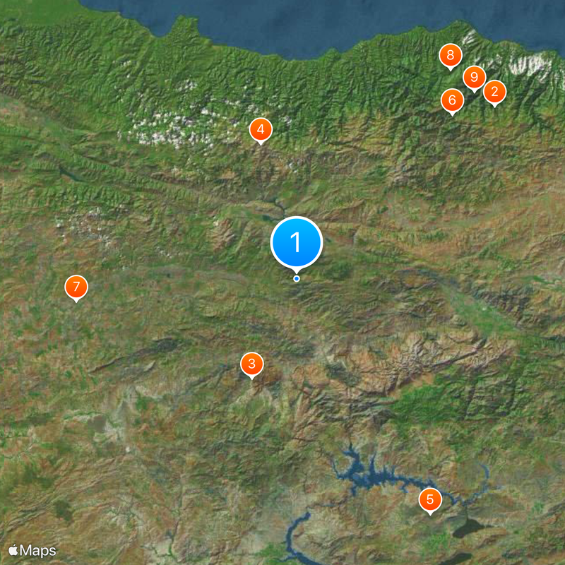 Kızılırmak River Map