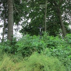 Kříž na východním okraji Rynárce u silnice do Zajíčkova