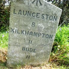 Milestone, S of Willsworthy Cross