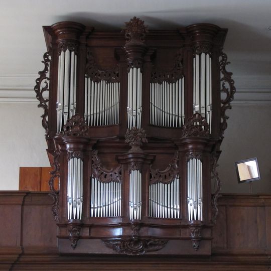 Orgue de tribune de l'église mixte Saint-Jacques-le-Majeur de Hunawihr