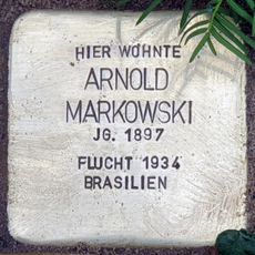 Stolperstein à la mémoire d’Arnold Markowski