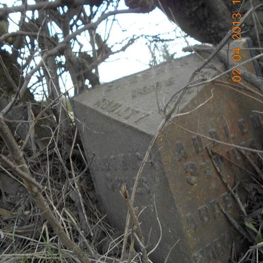 Milepost, opp. Greenfields