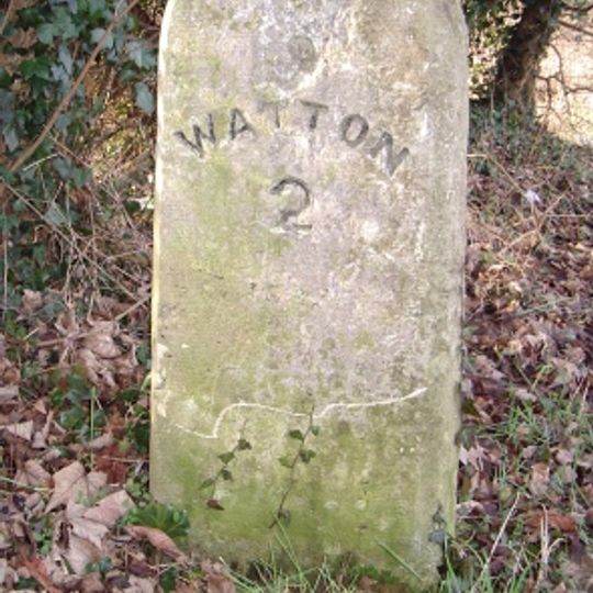 Milestone, opp. jct with Summer Lane