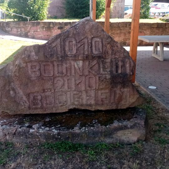 Gedenkstein 1000 Jahre Bödigheim