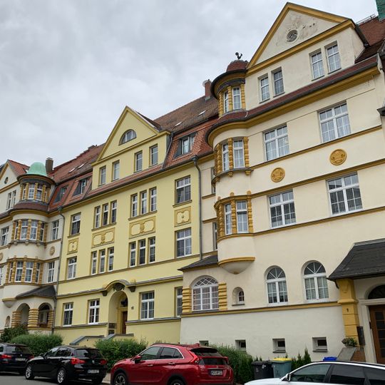 Häuserzeile Lutherstraße 3 5 7