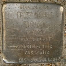 Stolperstein en memoria de Fritz Harald Tachau
