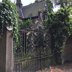 Entrance Gates And Piers At St Saviour's Convent