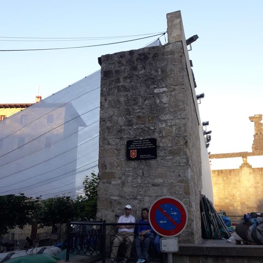 Getariako harresien lurreko frontea