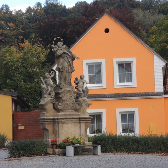 Statue of Saint John of Nepomuk in Pyšely