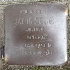Stolperstein dedicated to Jacob Selig