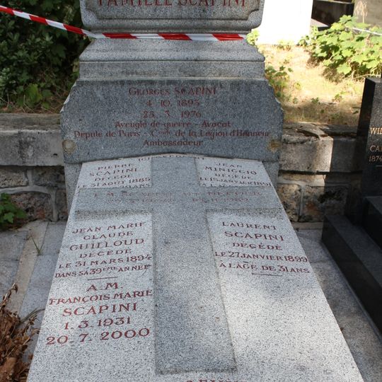 Grave of Georges Scapini